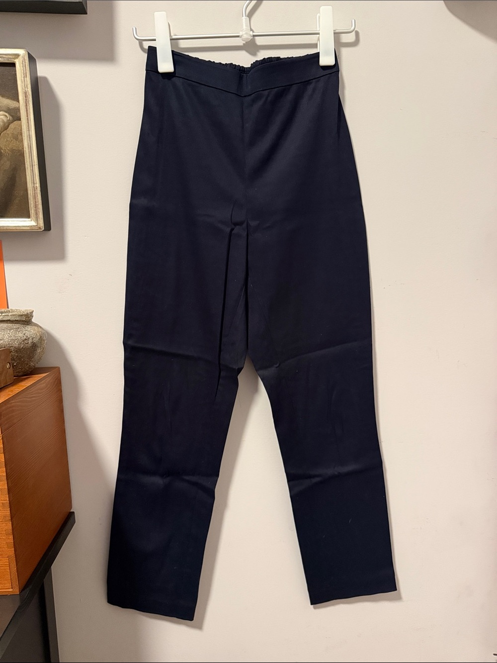 Jenni Kayne Navy Straight-Leg Trousers